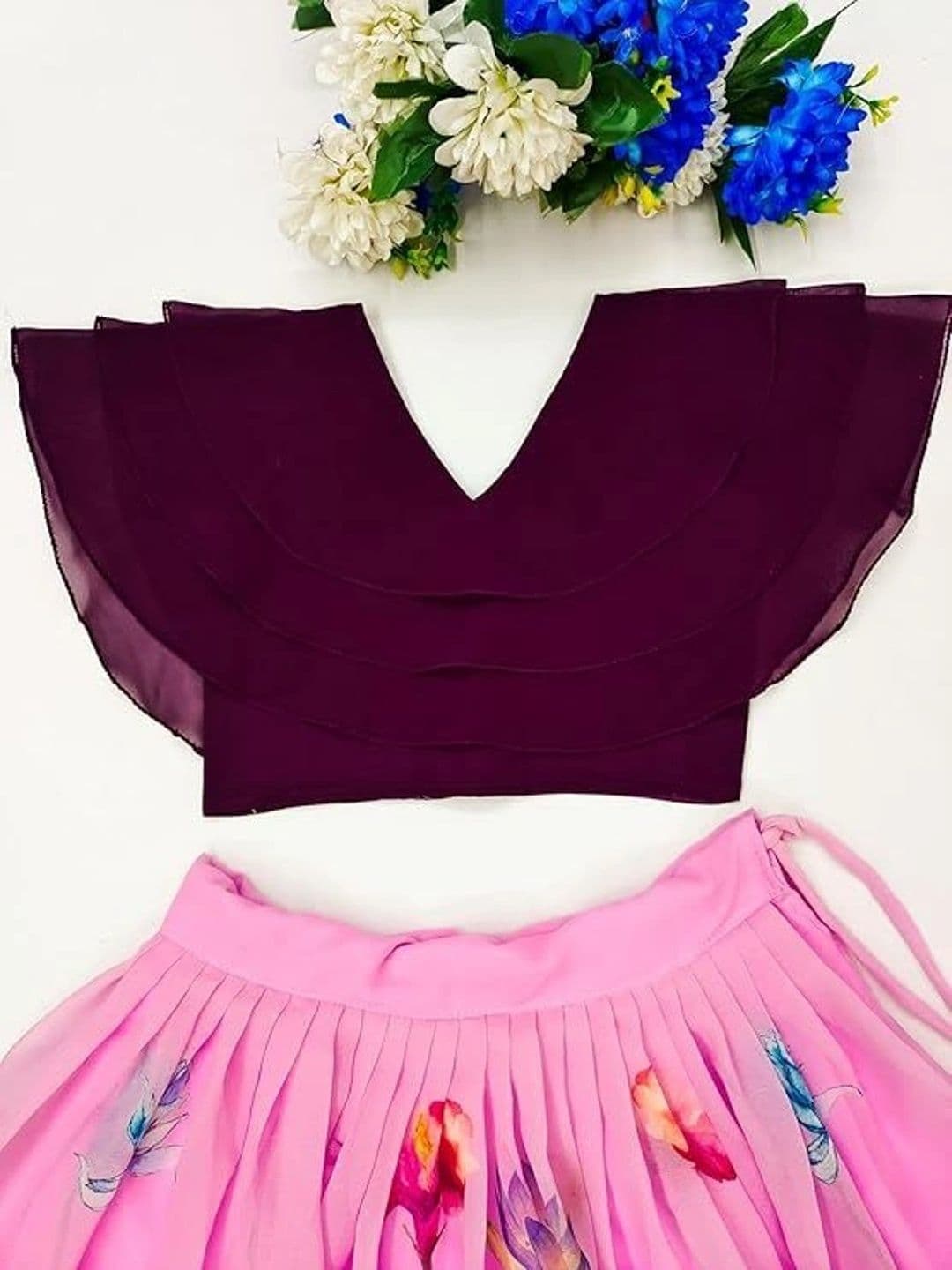 Sangria Girls Ready to Wear Lehenga & thumbnail 2