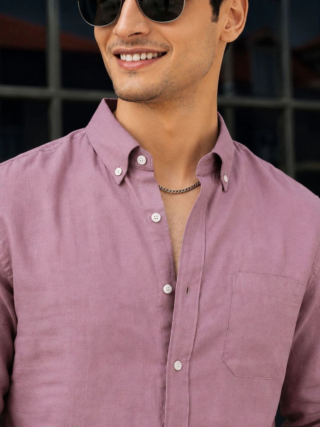 HERE&NOW Men Standard Slim Fit Casual Shirt thumbnail 4