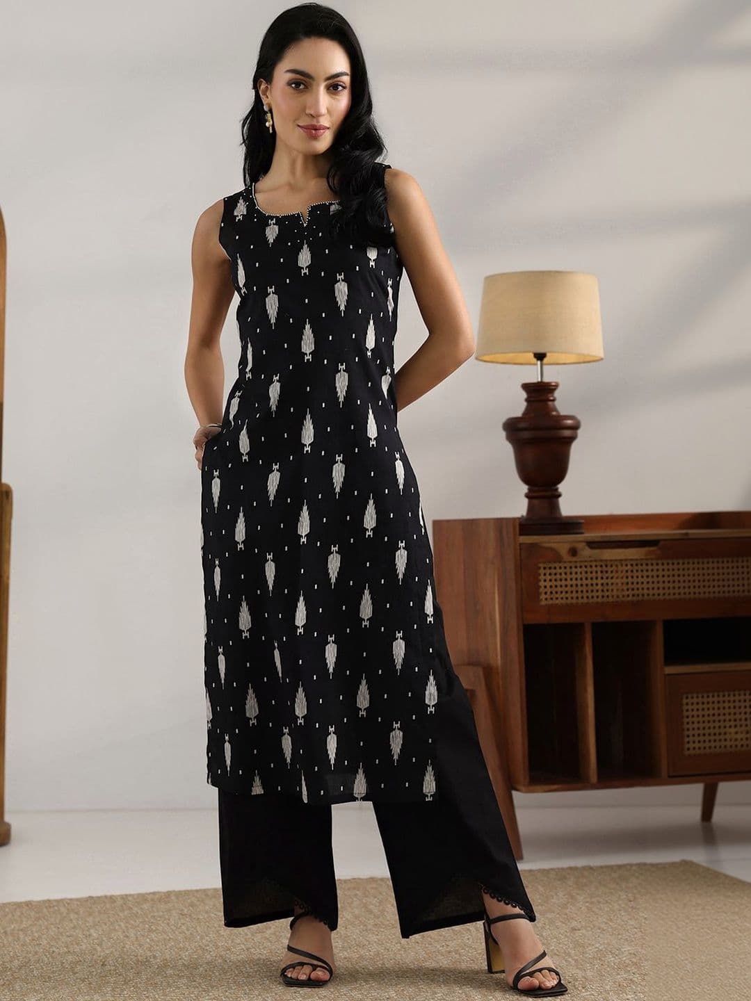 Libas Women Ethnic Motifs Printed Regular Kurta with Palazzos - view 1