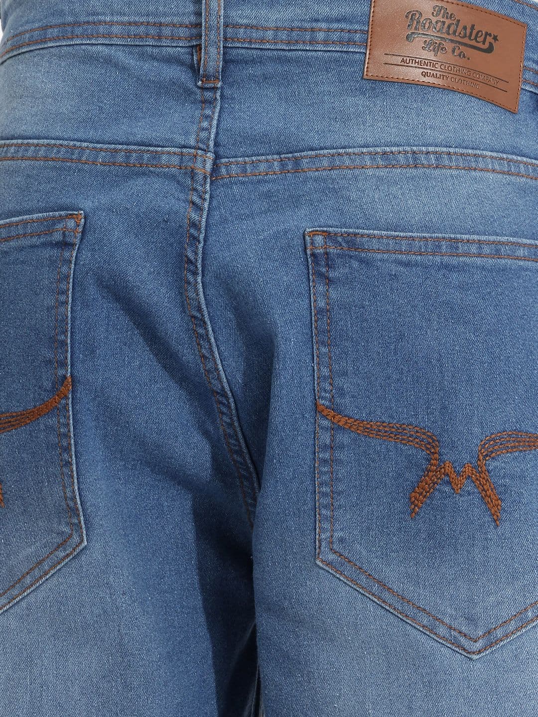 The Roadster Life Co. Men Relaxed Fit Stretchable Jeans thumbnail 2