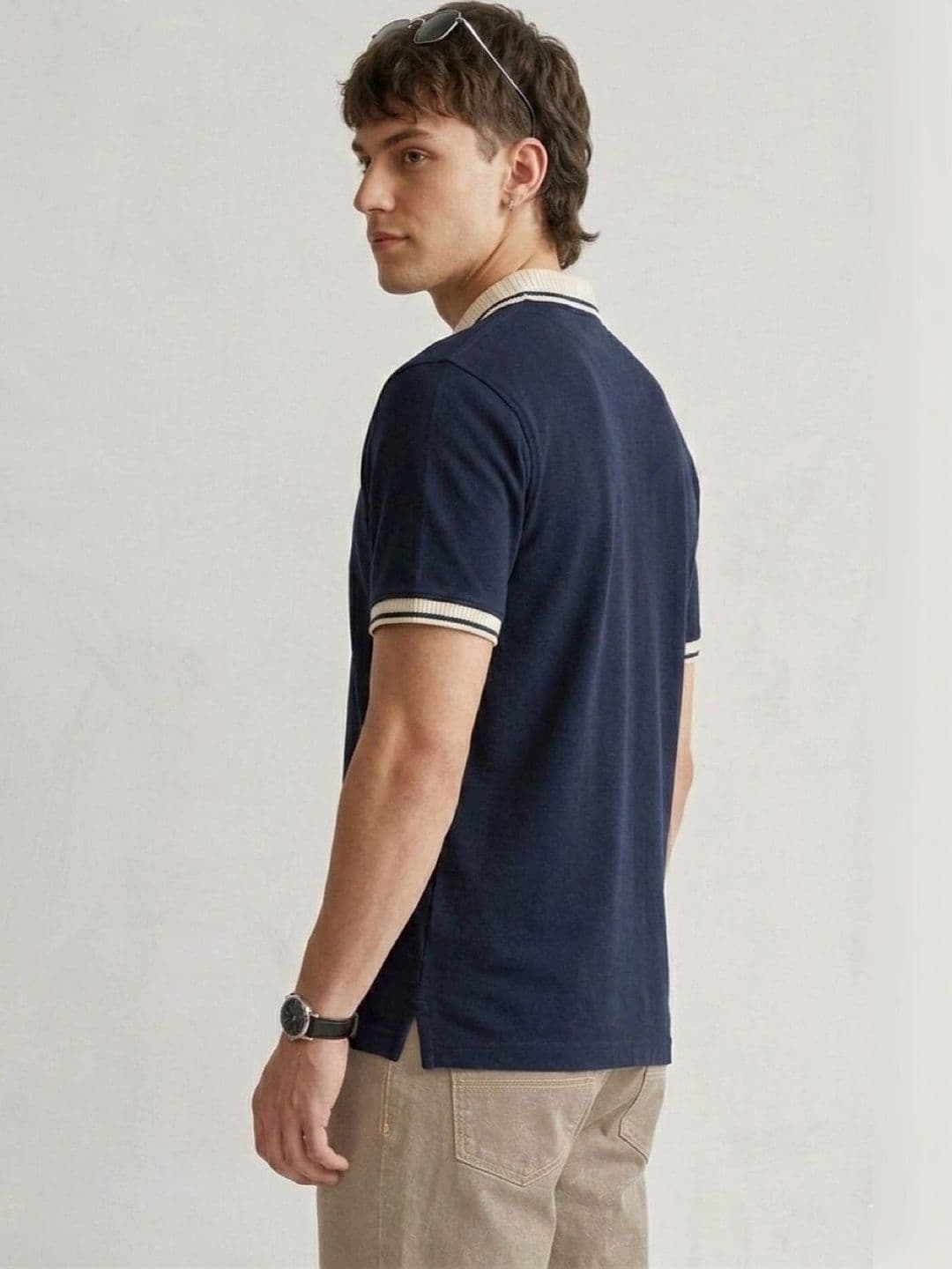 Mast & Harbour Men Polo Collar T-shirt thumbnail 3