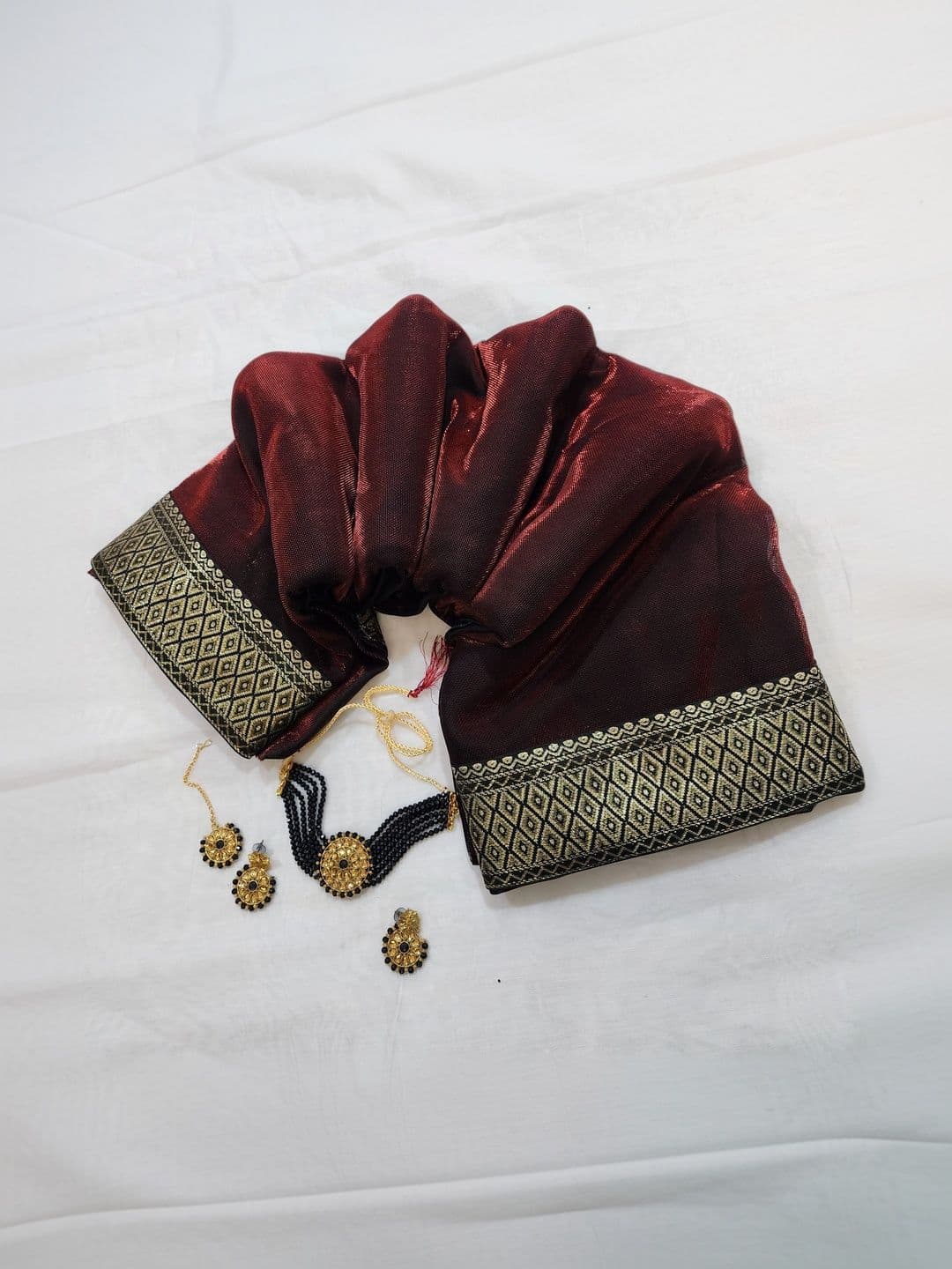 RENBRIZA Woven Design Zari Saree - view 1