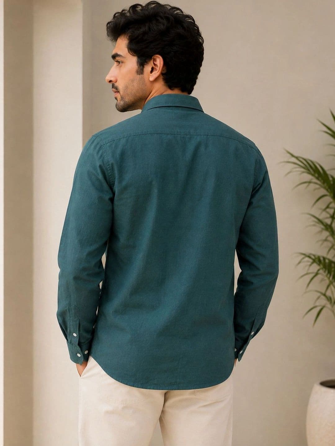 HERE&NOW Men Standard Slim Fit Casual Shirt thumbnail 4