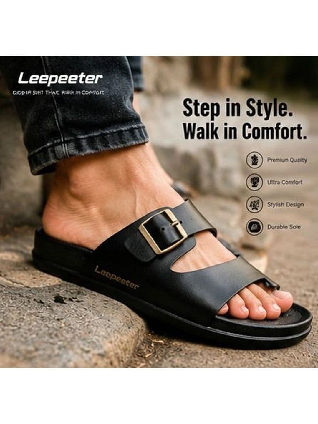 LEEPEETER Men Comfort Sandals thumbnail 3