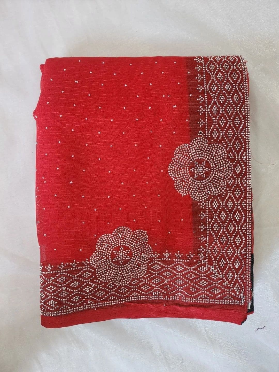 RENBRIZA Poly Georgette Saree thumbnail 6