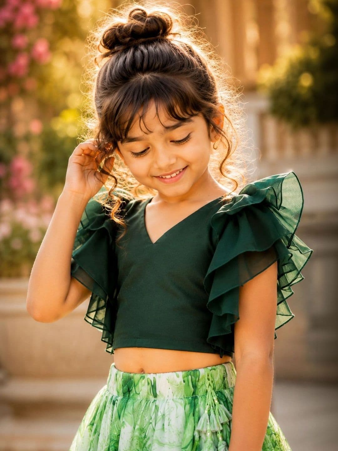 Sangria Girls Ready to Wear Lehenga & thumbnail 3