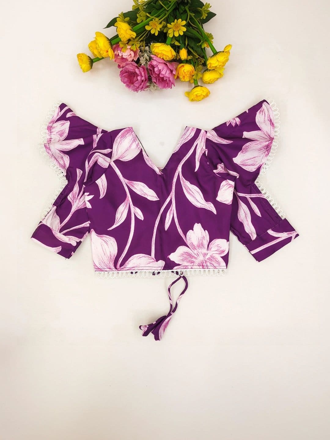 Sangria Girls Printed Ready to Wear Lehenga & thumbnail 2