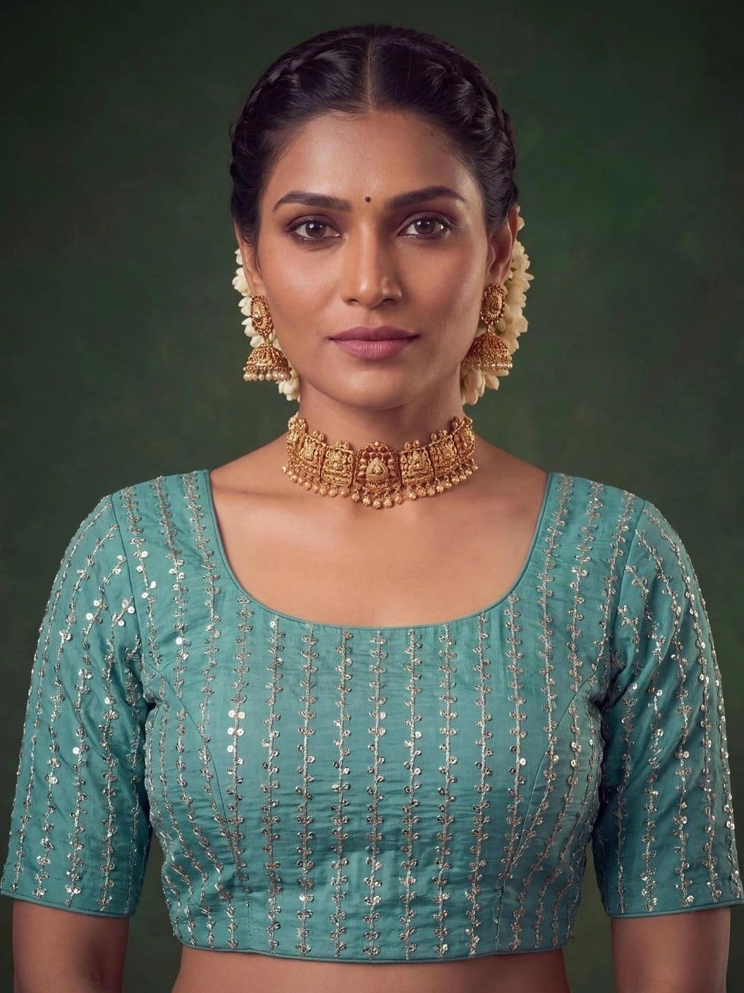 SAMANTHA Poly Georgette Saree thumbnail 5