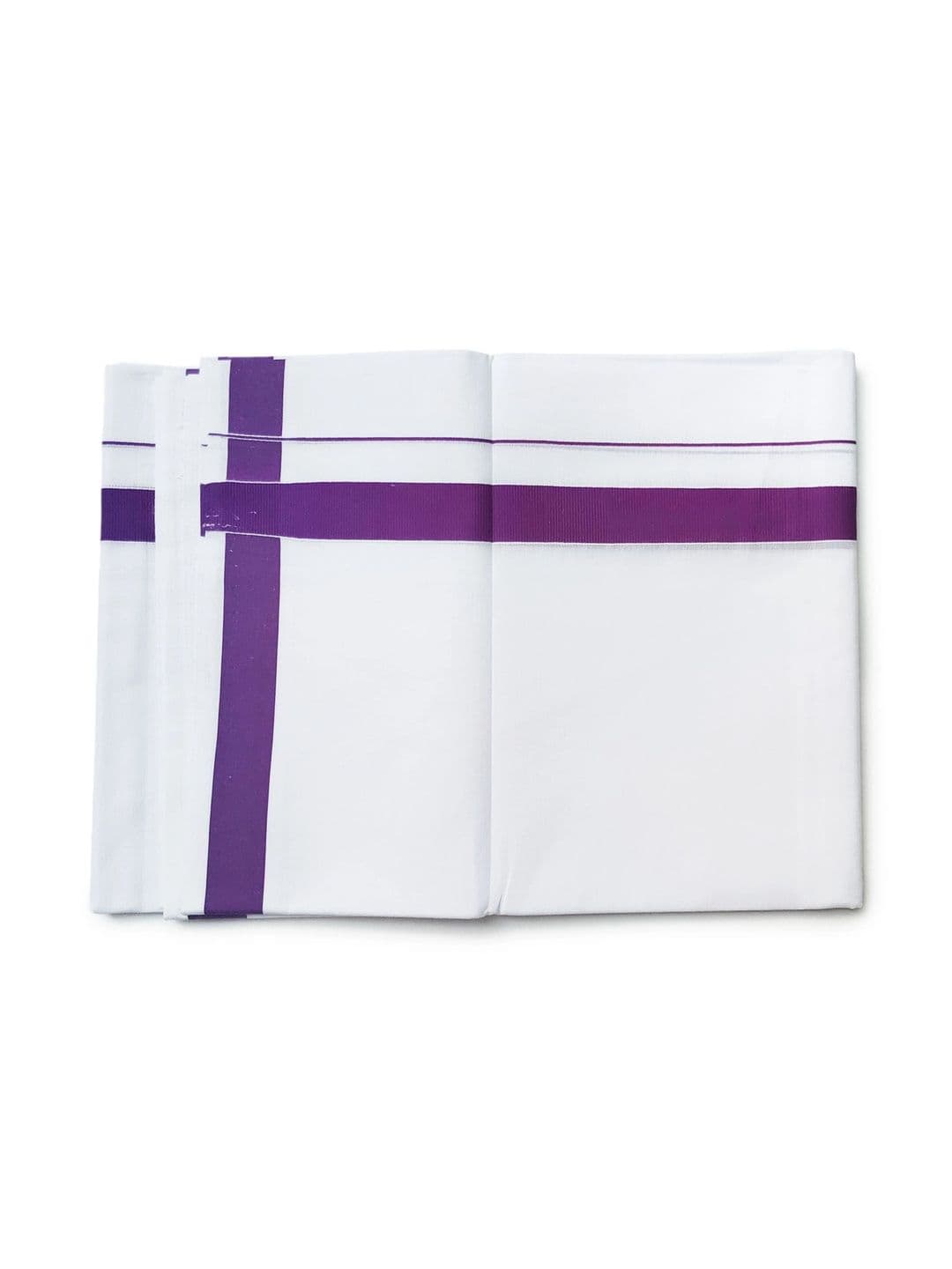 CHITHRA FABRICS Men Striped Cotton Dhoti Dhotis thumbnail 4
