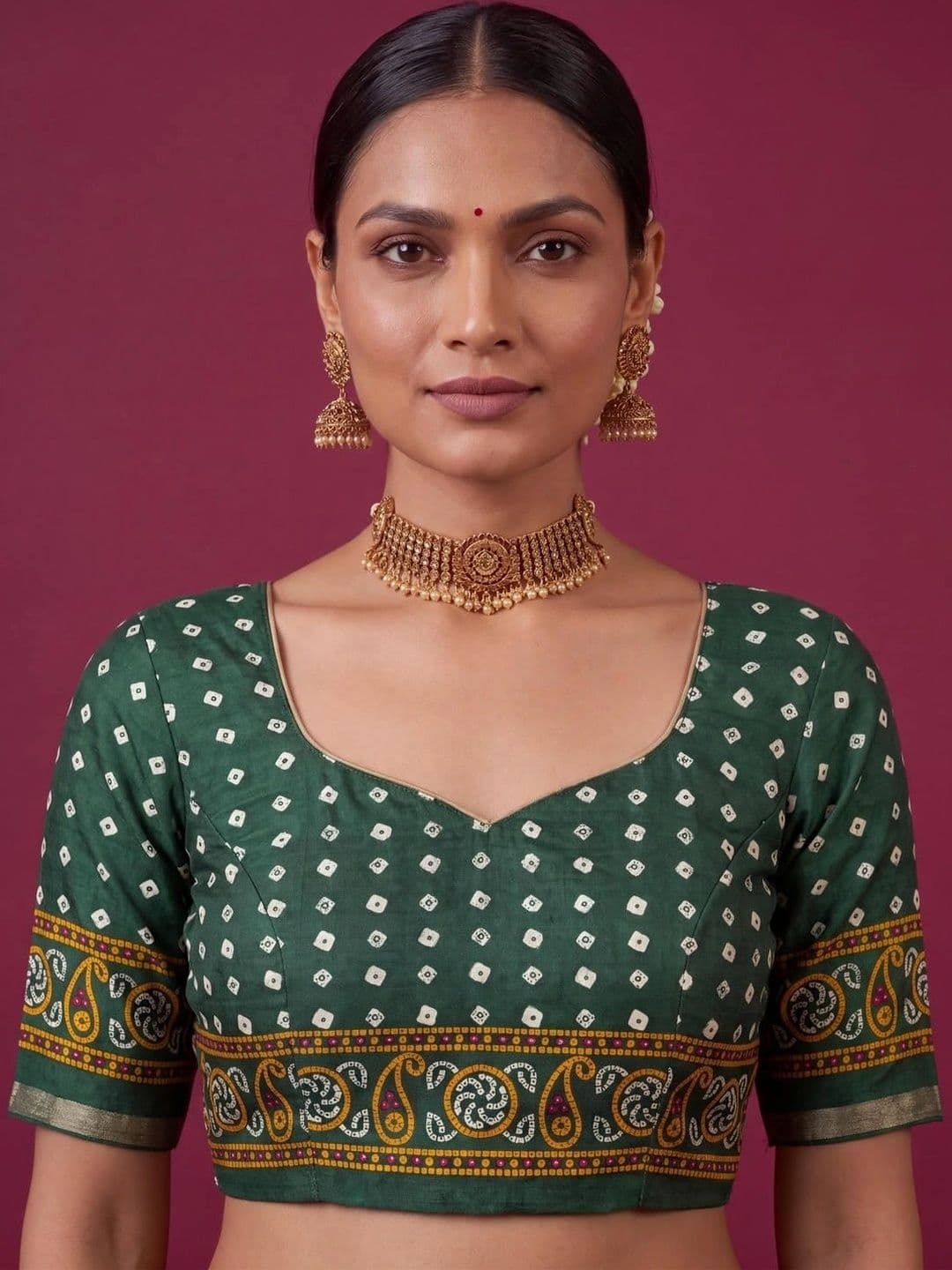 SAMANTHA Paisley Zari Silk Blend Saree thumbnail 6