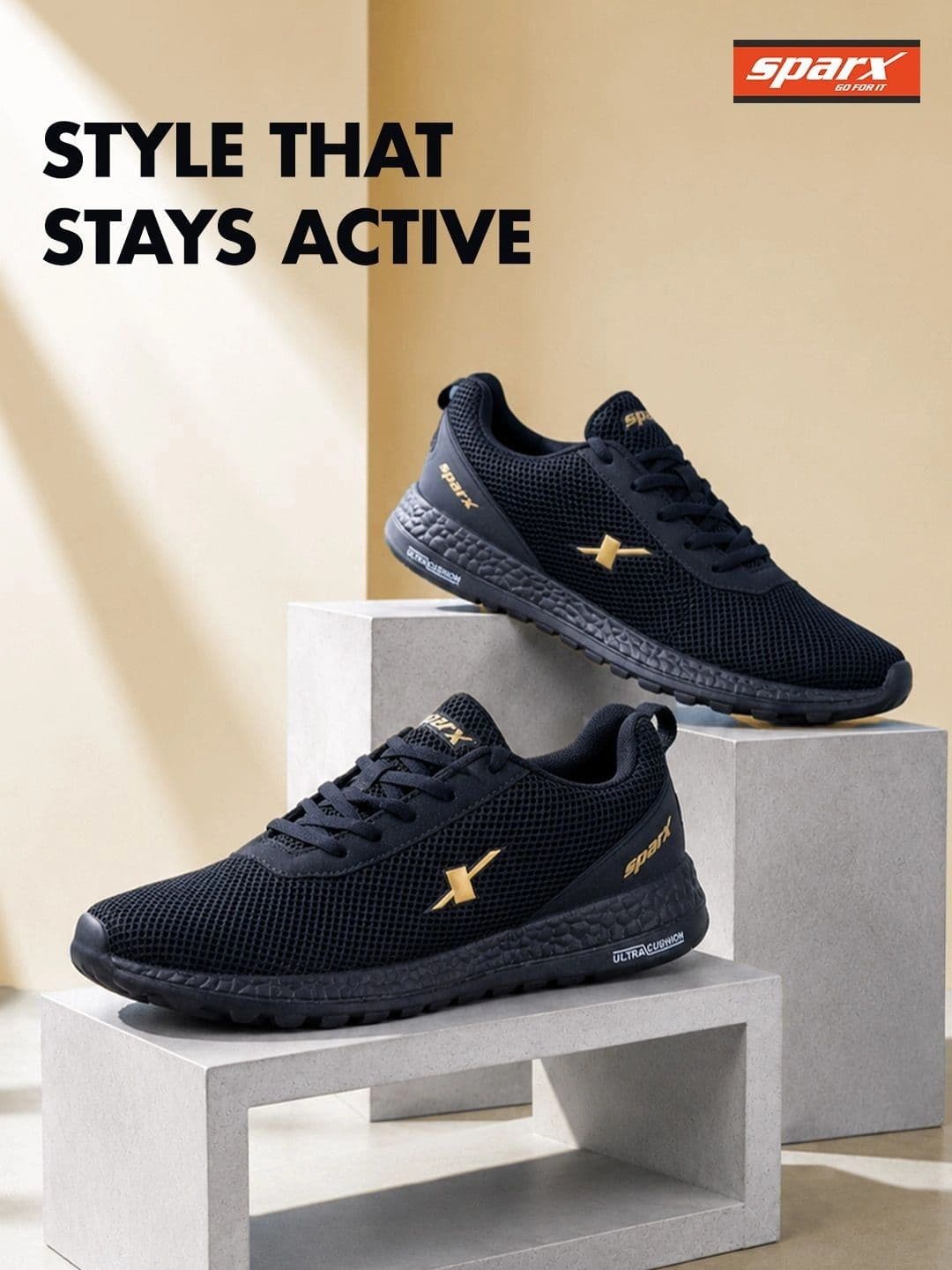 Sparx Men Mesh Sports Non-Marking Shoes thumbnail 2