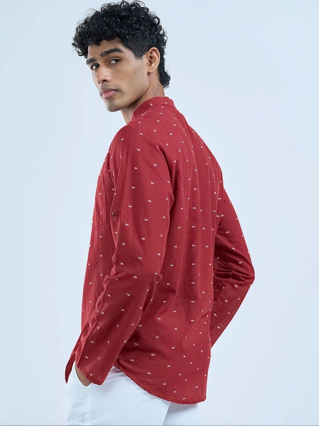 indus route by Pantaloons Men Ethnic Motifs Printed Kurta thumbnail 3