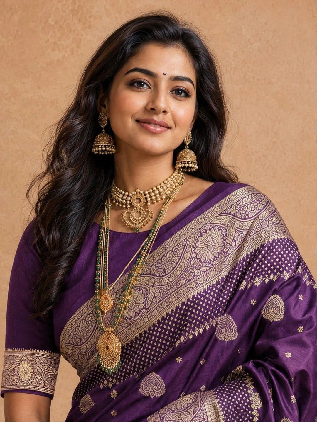SAMANTHA Woven Design Zari Silk Blend Paithani Saree thumbnail 7