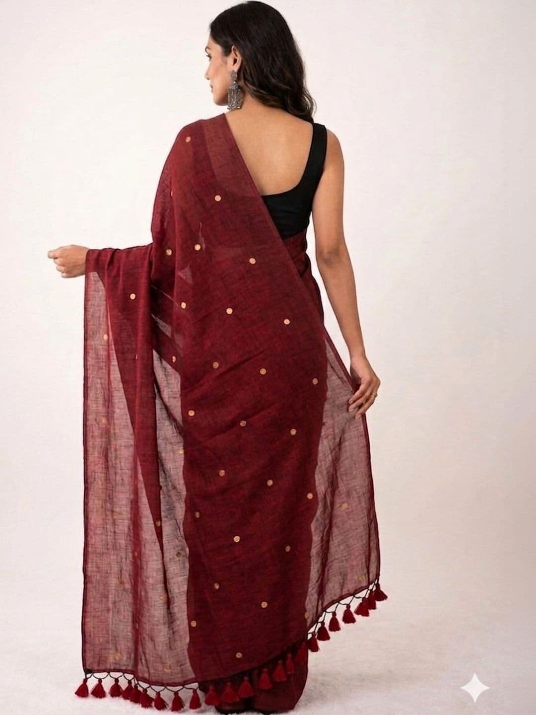 TANTSHREE Pure Cotton Saree thumbnail 3