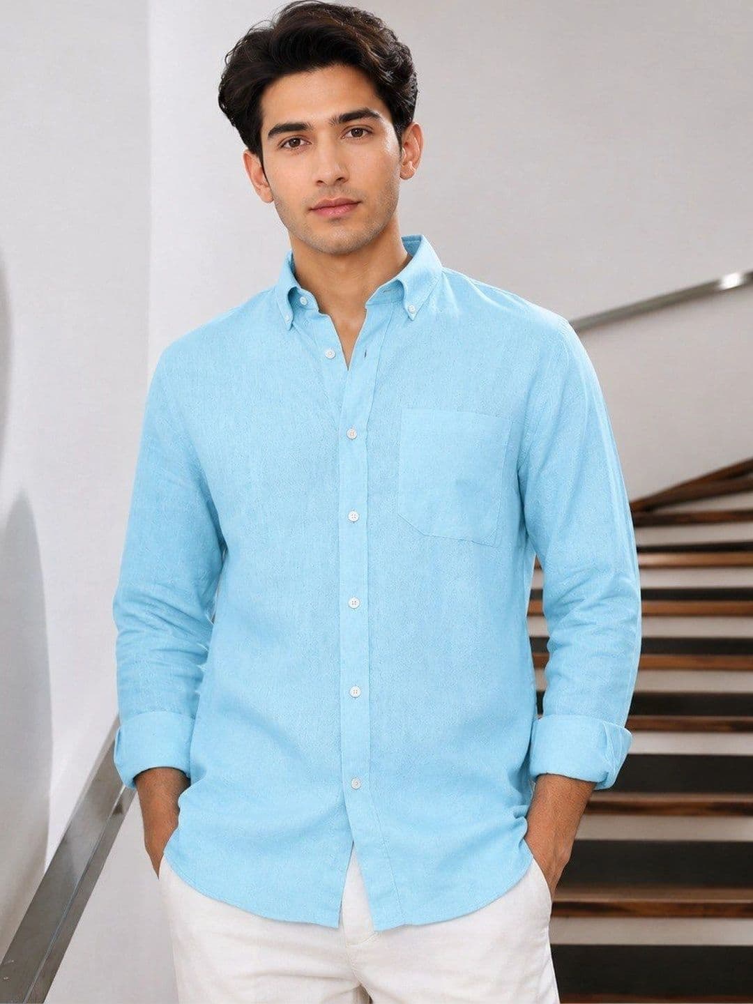 HERE&NOW Men Standard Slim Fit Casual Shirt - view 1