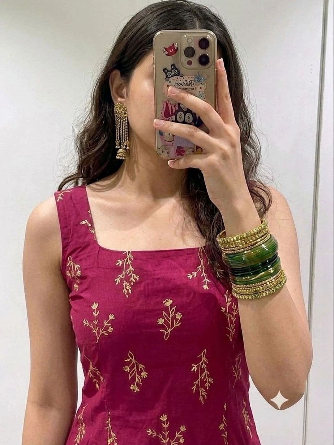 Sangria Women Ethnic Motifs Printed Kurta thumbnail 4