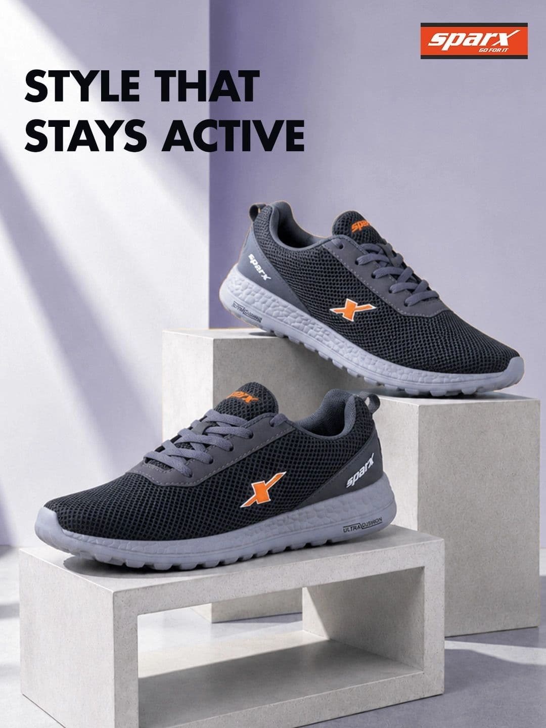 Sparx Men Mesh Sports Non-Marking Shoes thumbnail 2