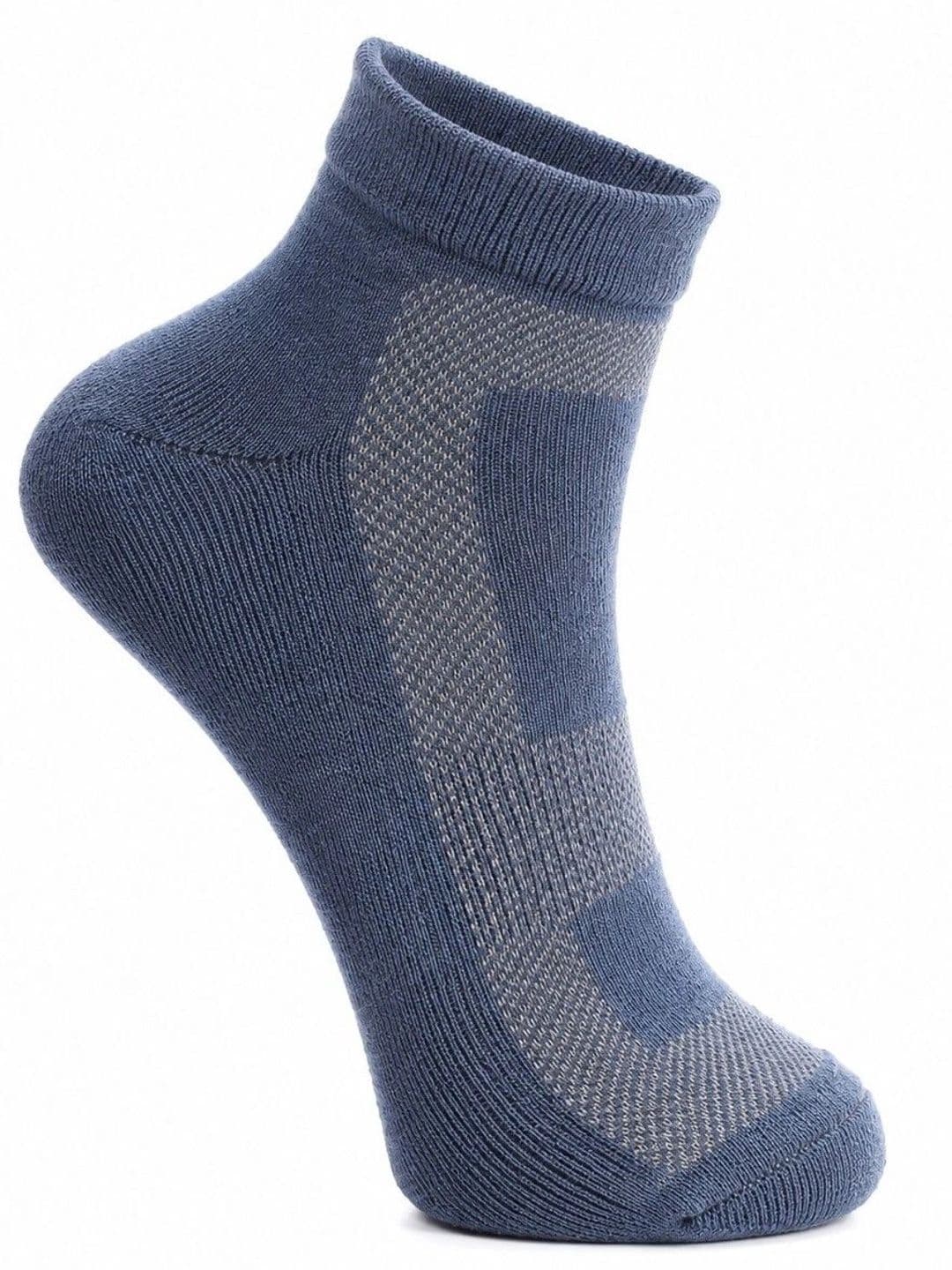 HRX by Hrithik Roshan Unisex Pack of 3 Cotton Blend Assorted Patterned Ankle Length Socks thumbnail 4