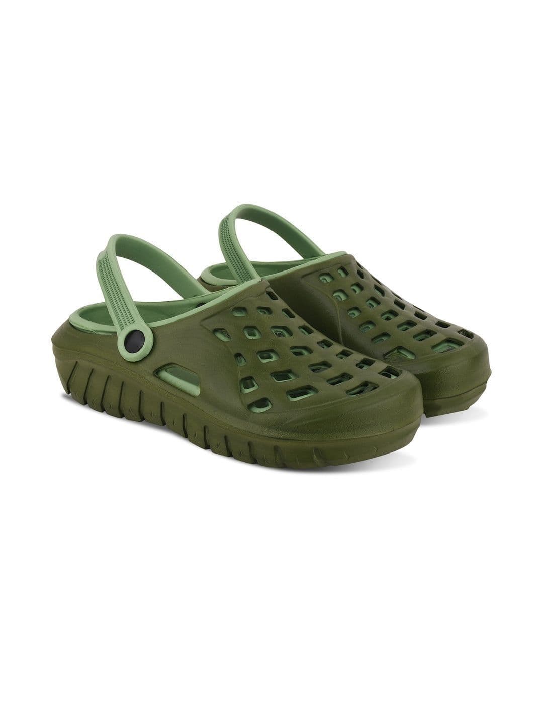 Trump Men Green Flip Flops Clogs thumbnail 6