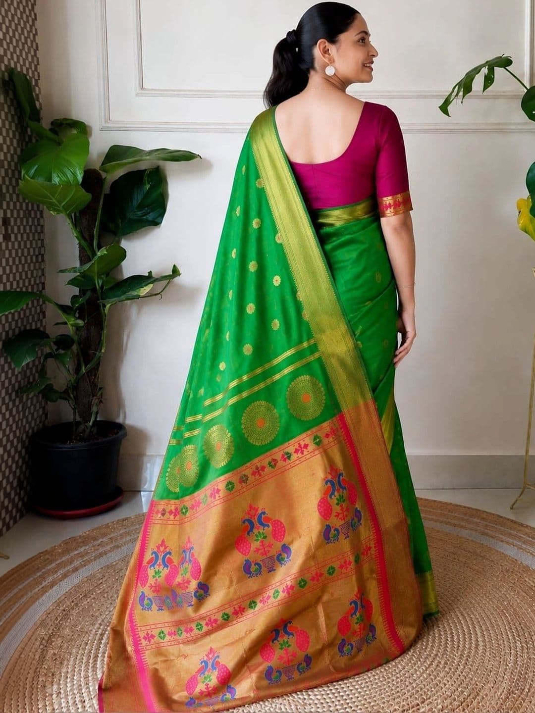 Moda Rapido Woven Design Zari Art Silk Designer Banarasi Saree thumbnail 4