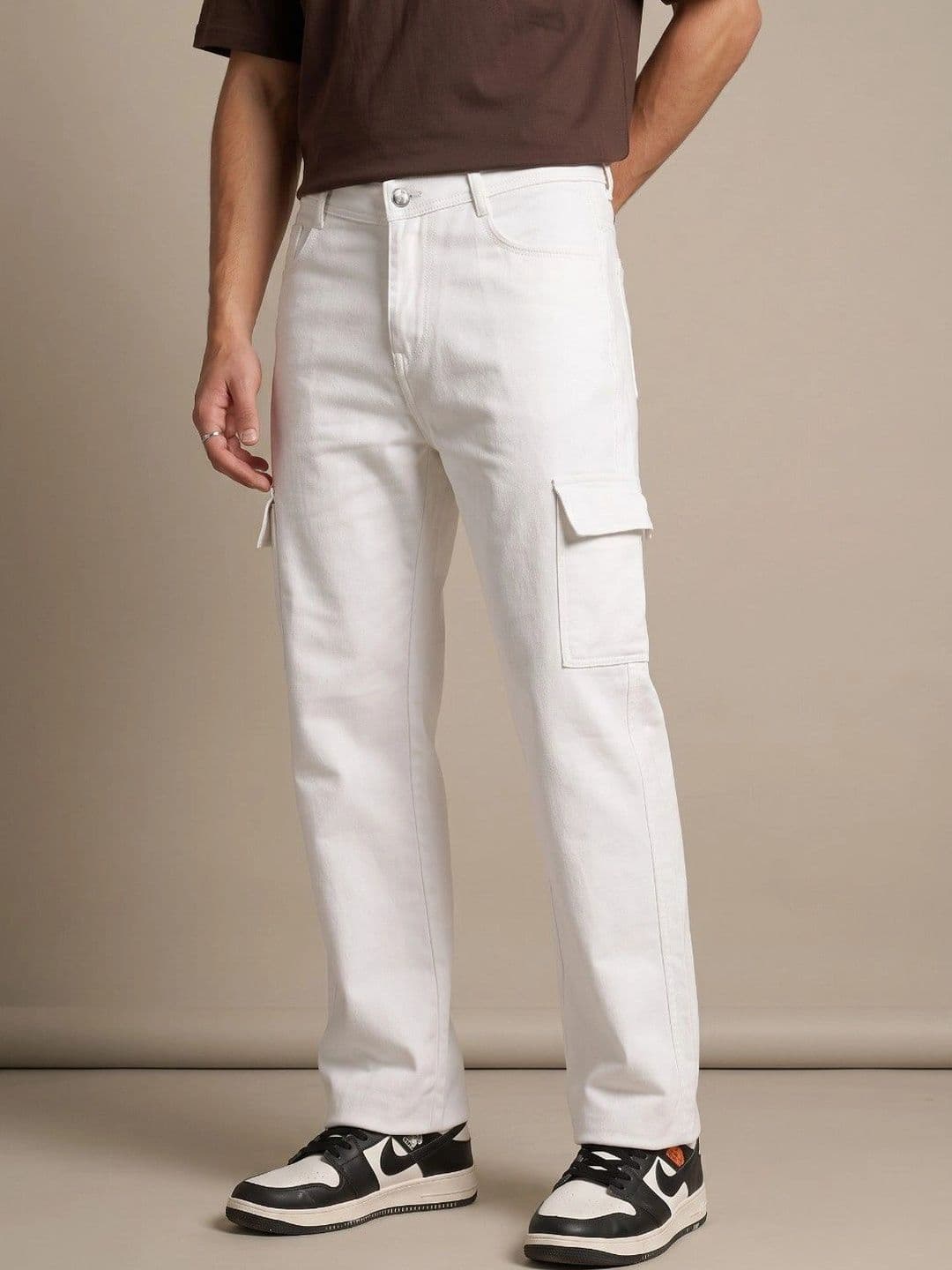 Kook N Keech Men Classic Regular Fit Mid-Rise Stretchable Jeans - view 1
