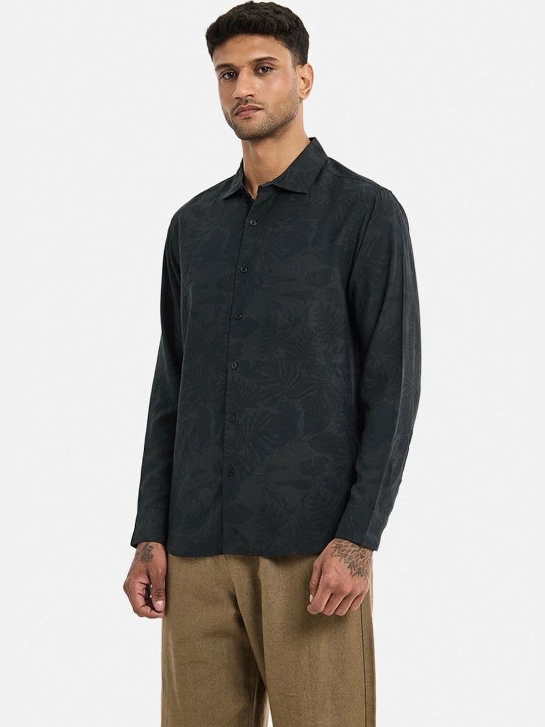 Snitch Men Floral Printed Casual Shirt thumbnail 2