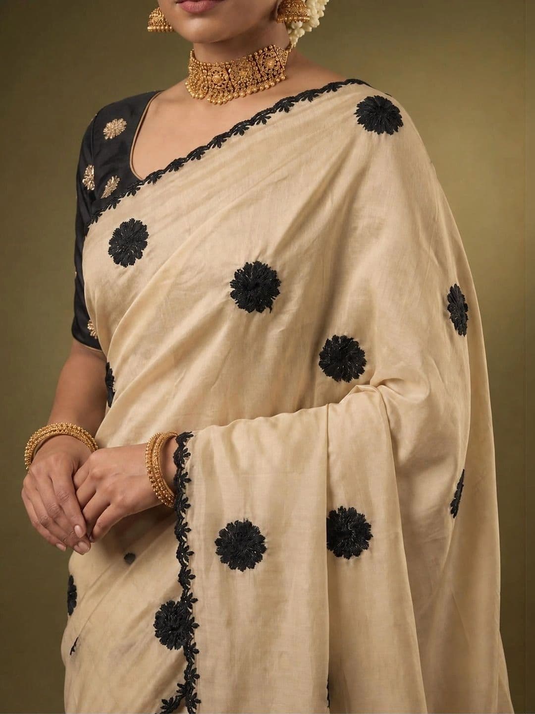 SAMANTHA Poly Georgette Saree thumbnail 6