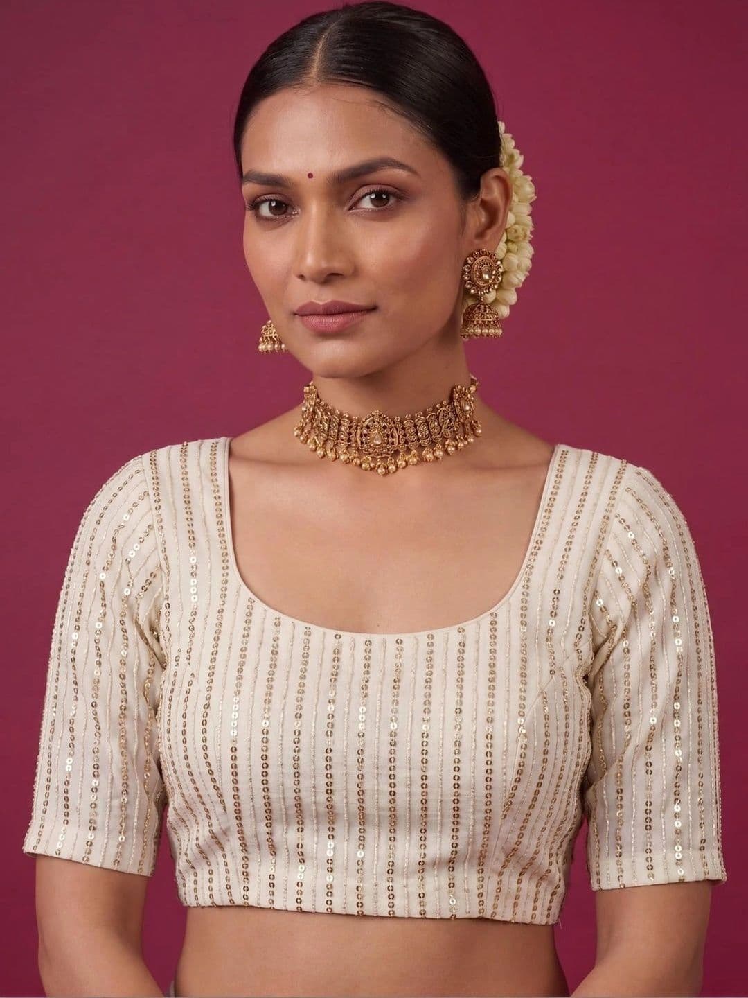 SAMANTHA Poly Georgette Saree thumbnail 4