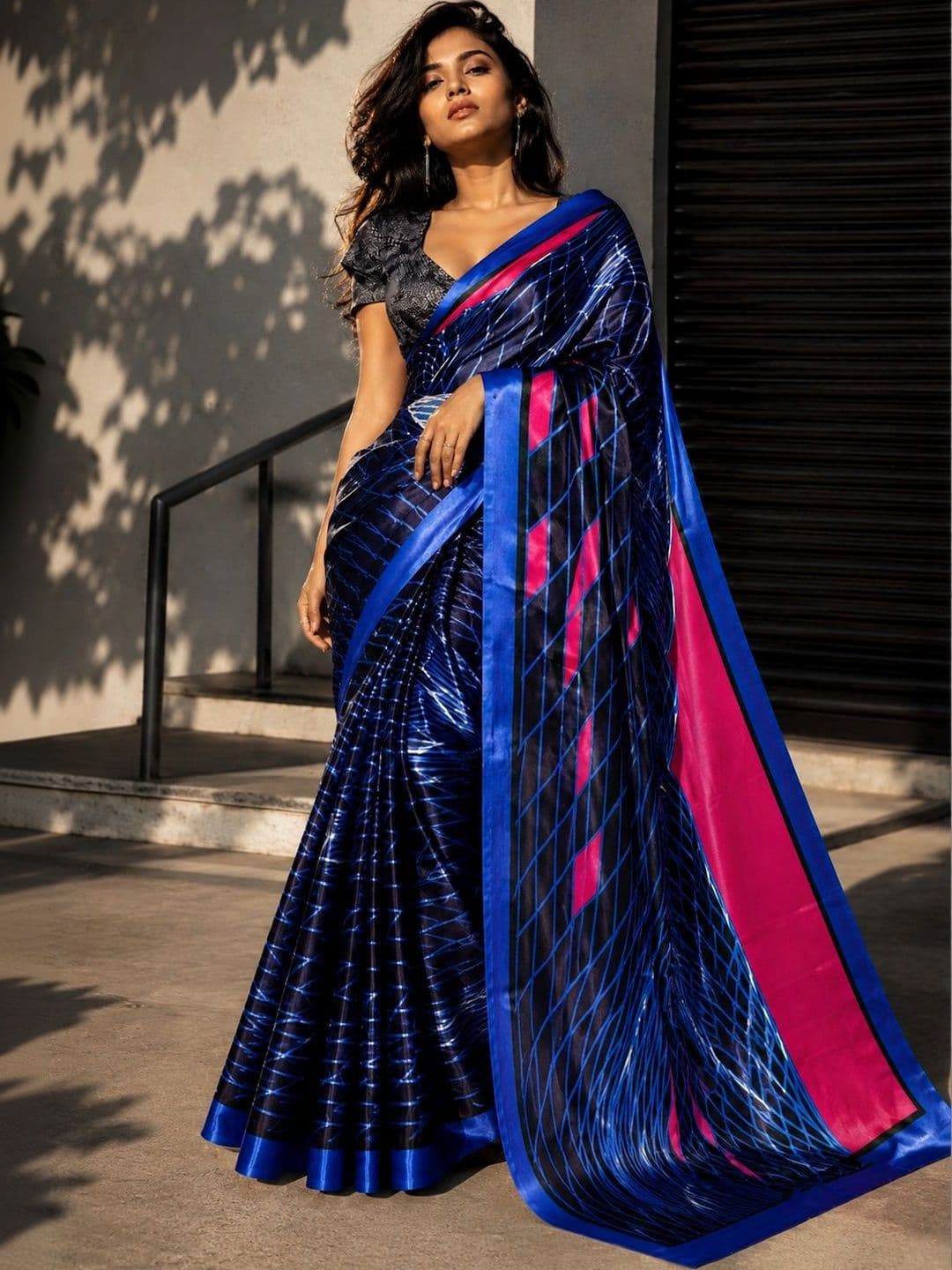 Jihana Fab Satin Mysore Silk Saree - view 1
