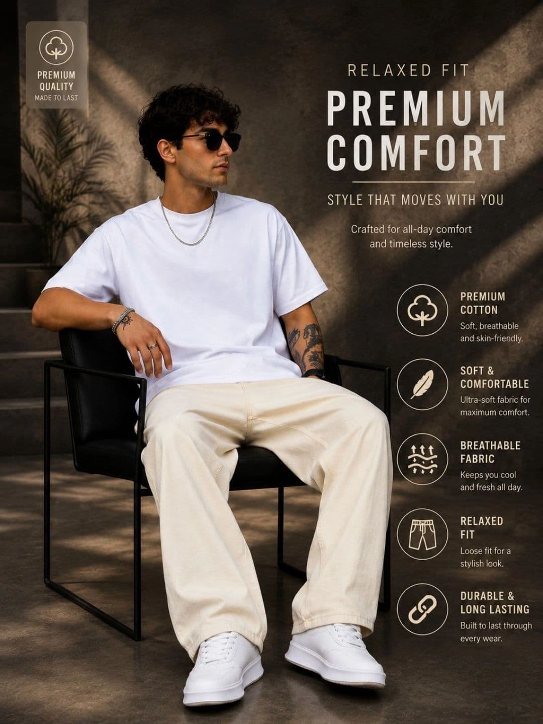 BREXX Men Jean Straight Fit Mid-Rise Stretchable Jeans thumbnail 4