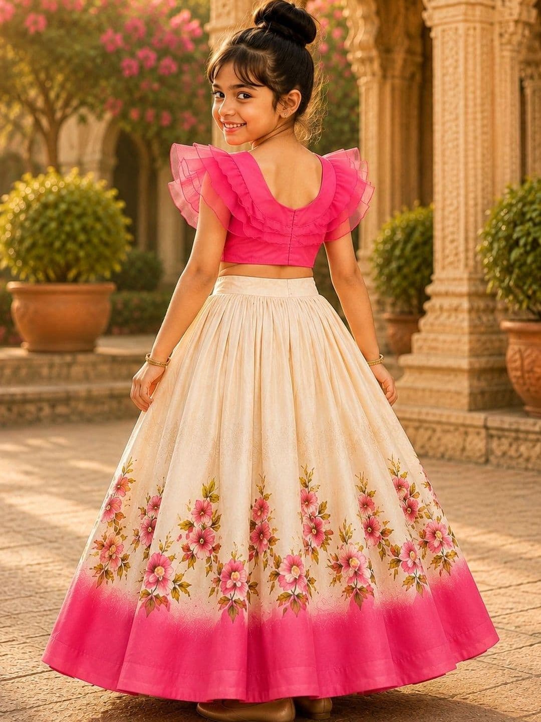 Sangria Girls Ready to Wear Lehenga & thumbnail 6