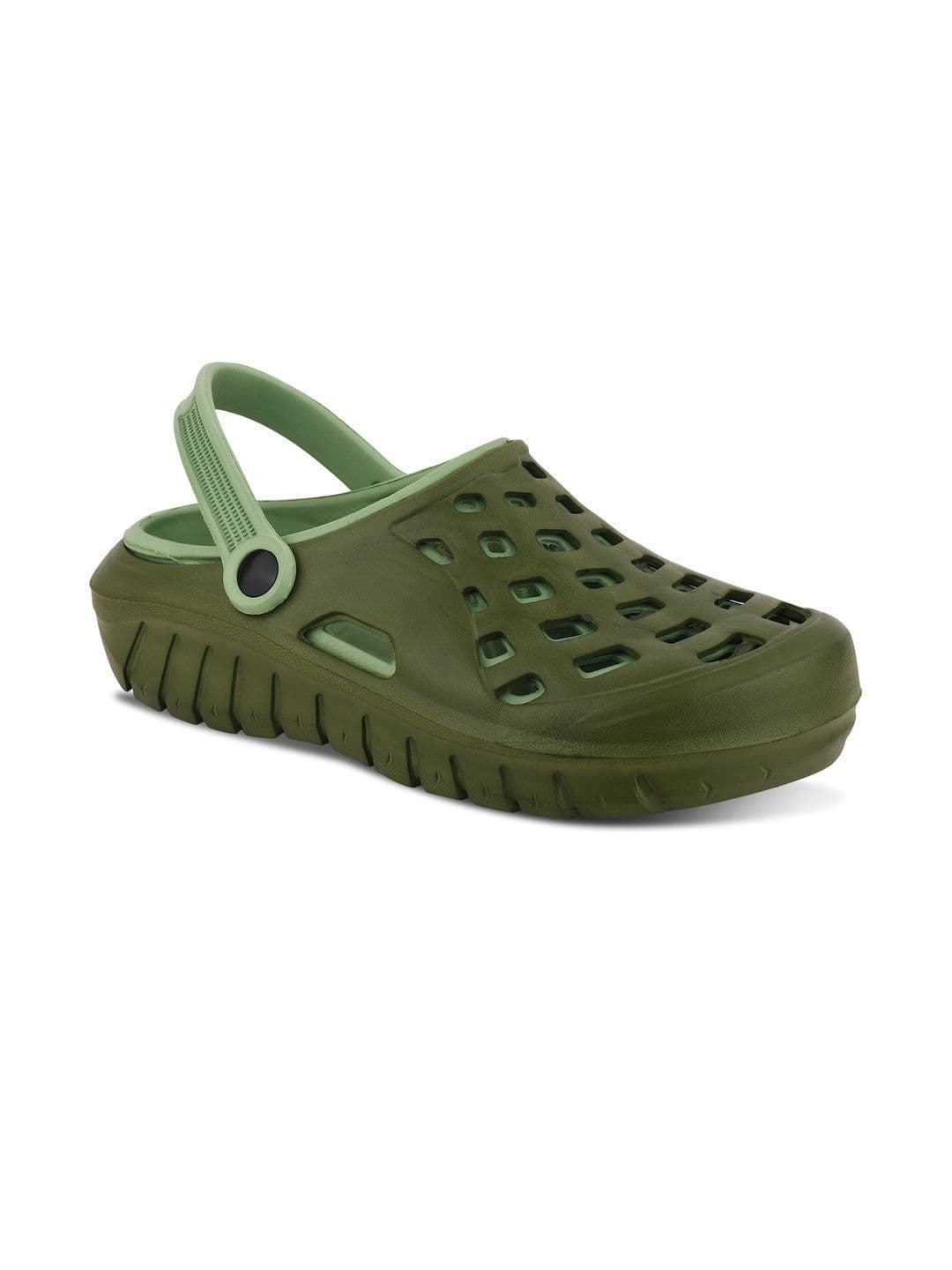 Trump Men Green Flip Flops Clogs thumbnail 4