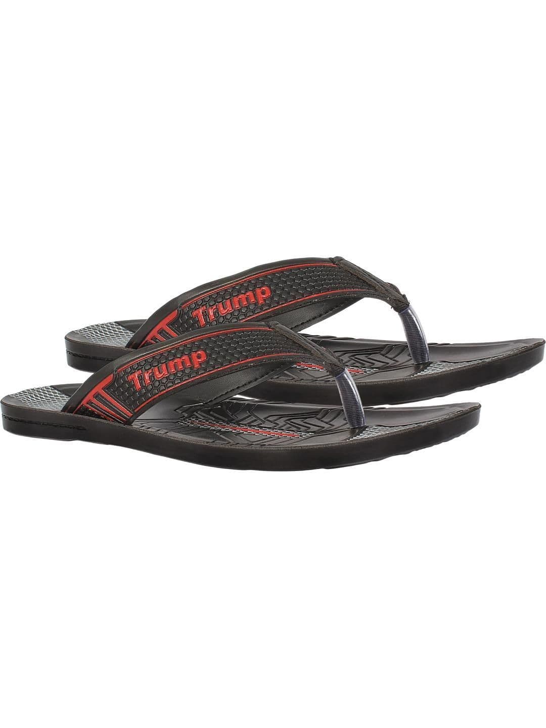 Trump Black PU Flip Flops thumbnail 5