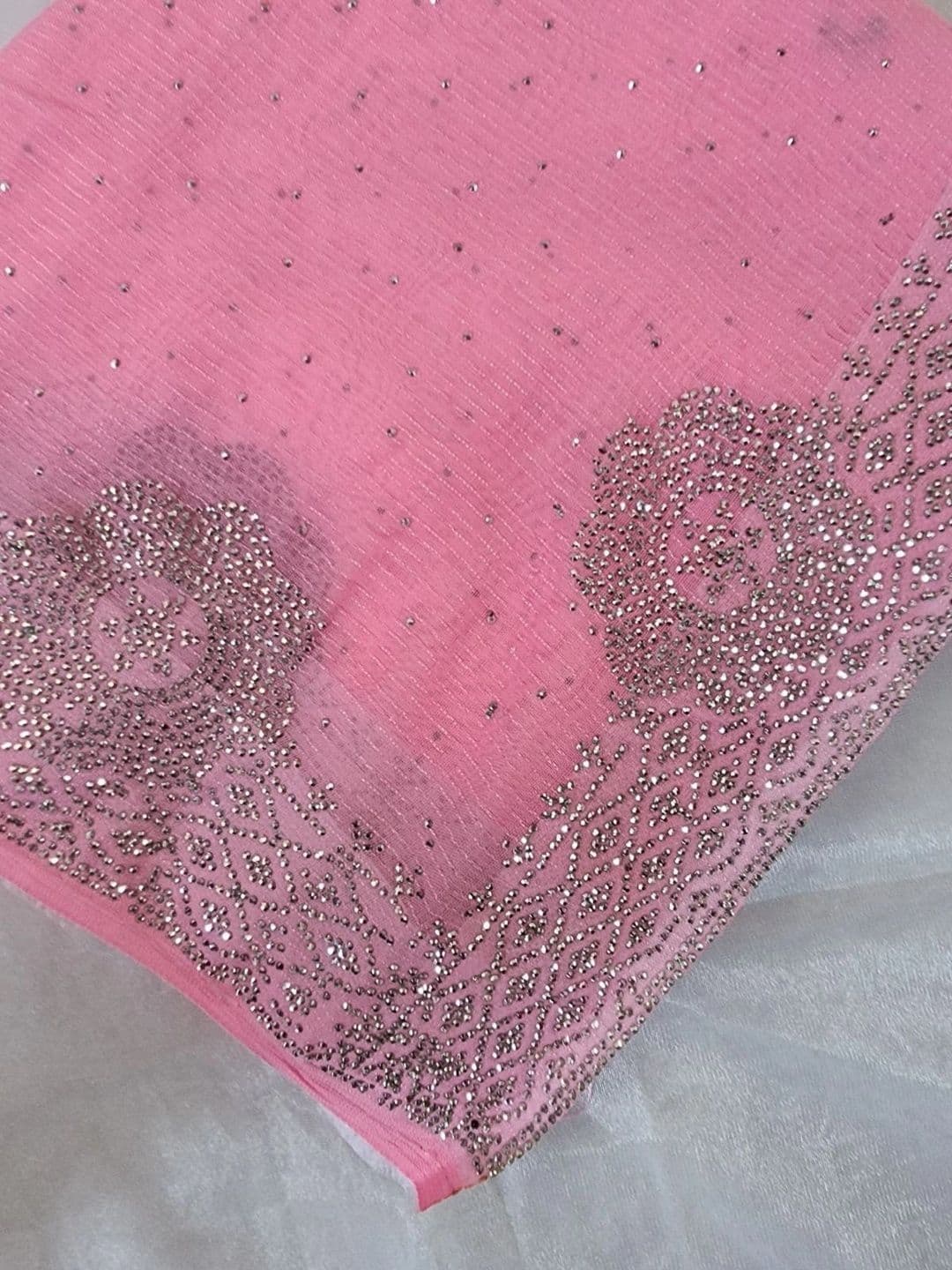RENBRIZA Poly Georgette Saree thumbnail 5