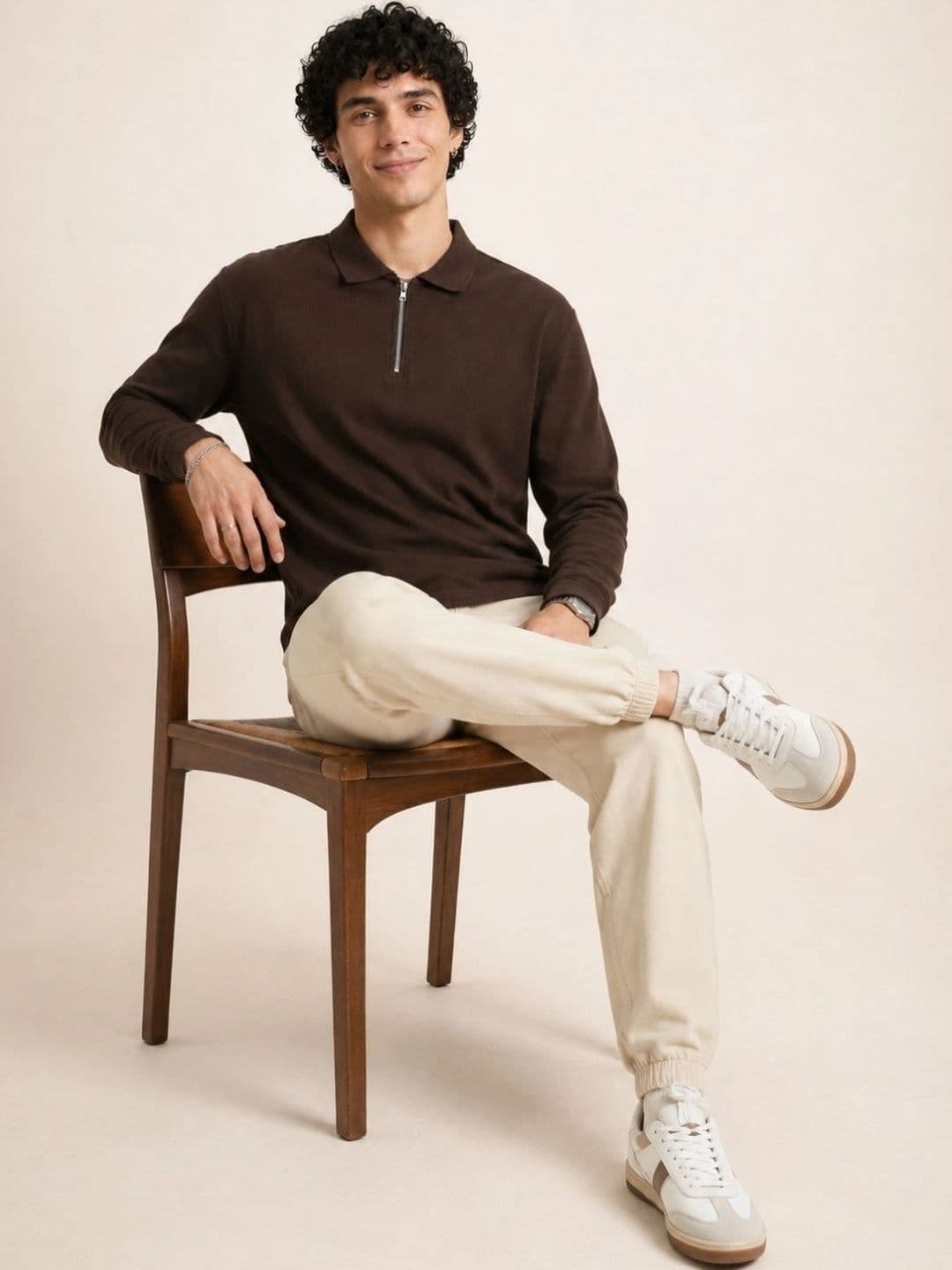 HERE&NOW Men Polo Collar T-shirt thumbnail 5