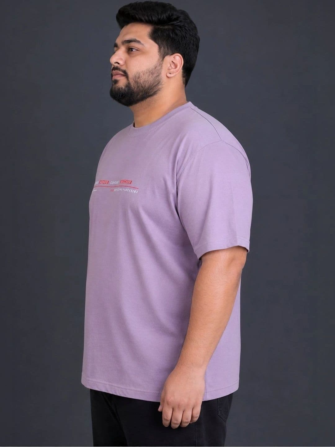 ZEFFIT Men Typography Printed T-shirt thumbnail 2