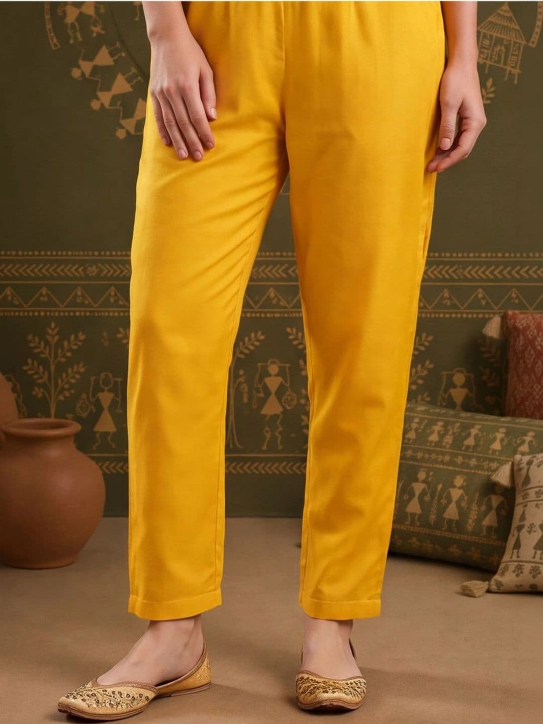 Anouk Women Ethnic Motifs Embroidered Regular Kurta with Trousers & With Dupatta thumbnail 3