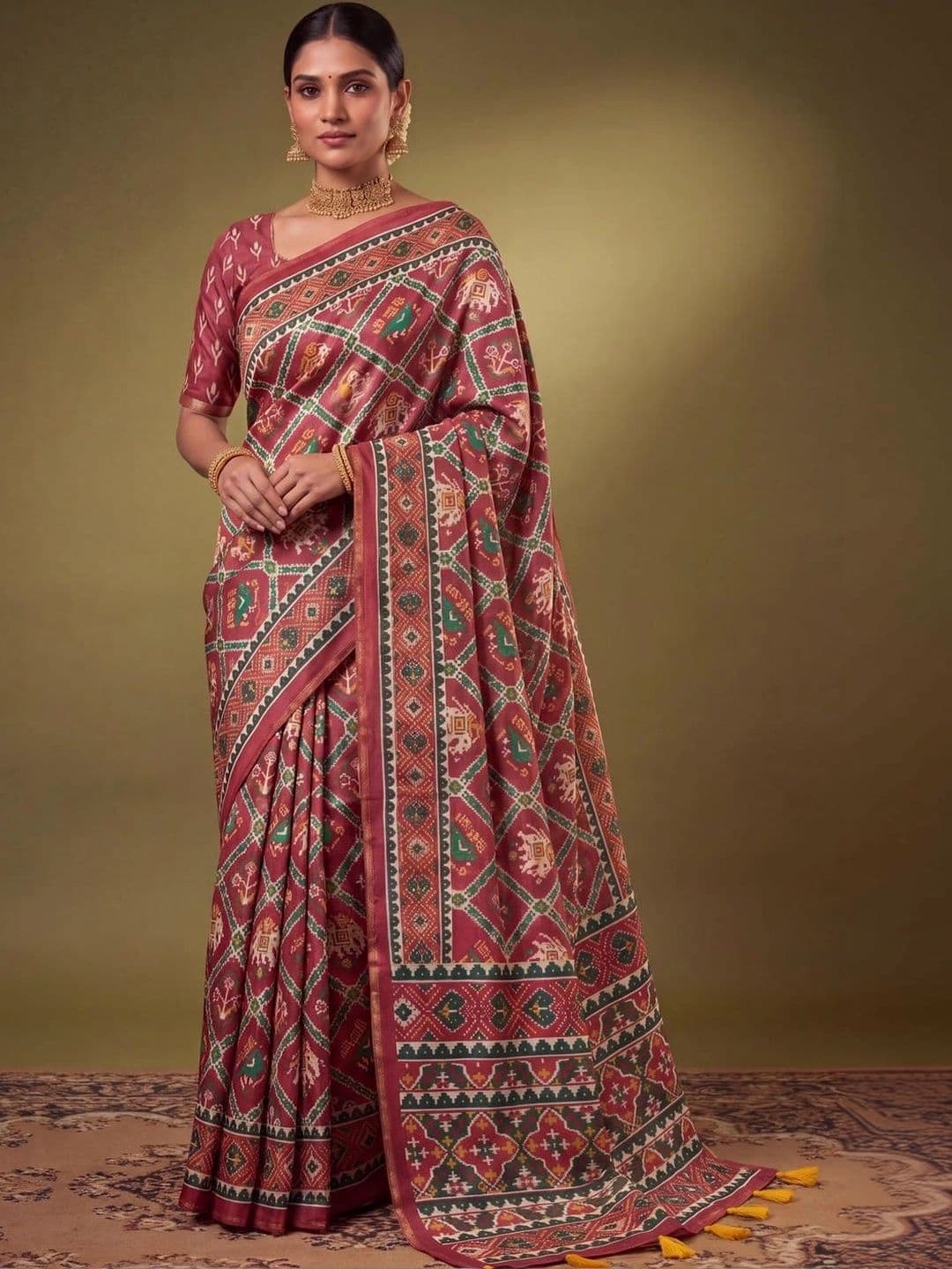 SAMANTHA Zari Silk Blend Saree - view 1