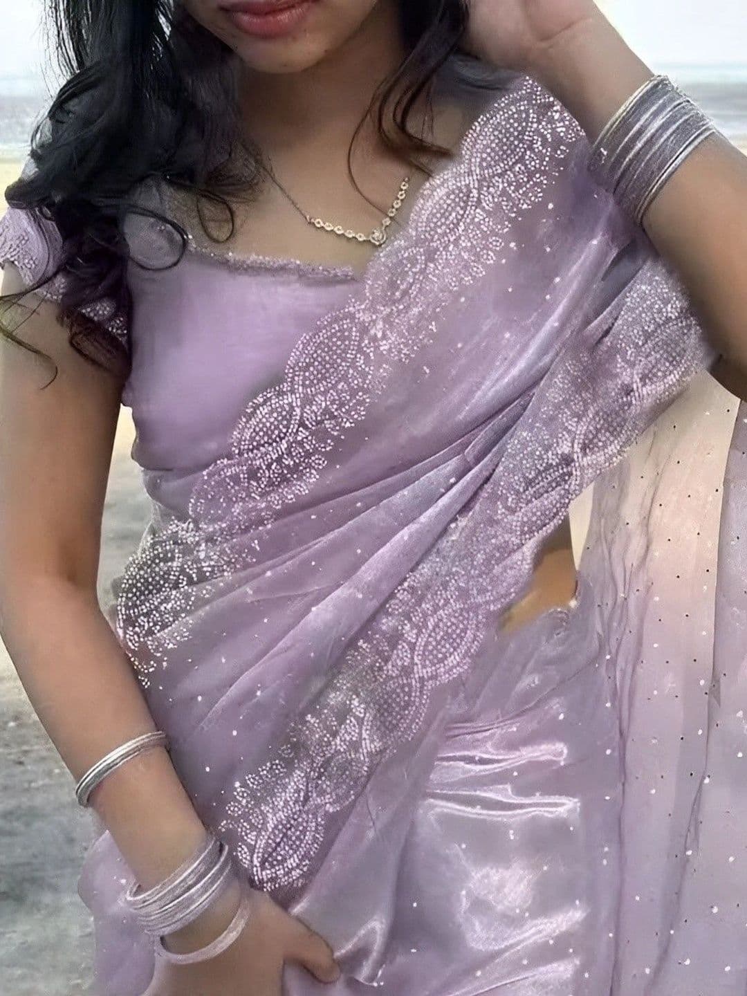RENBRIZA Art Silk Saree thumbnail 3