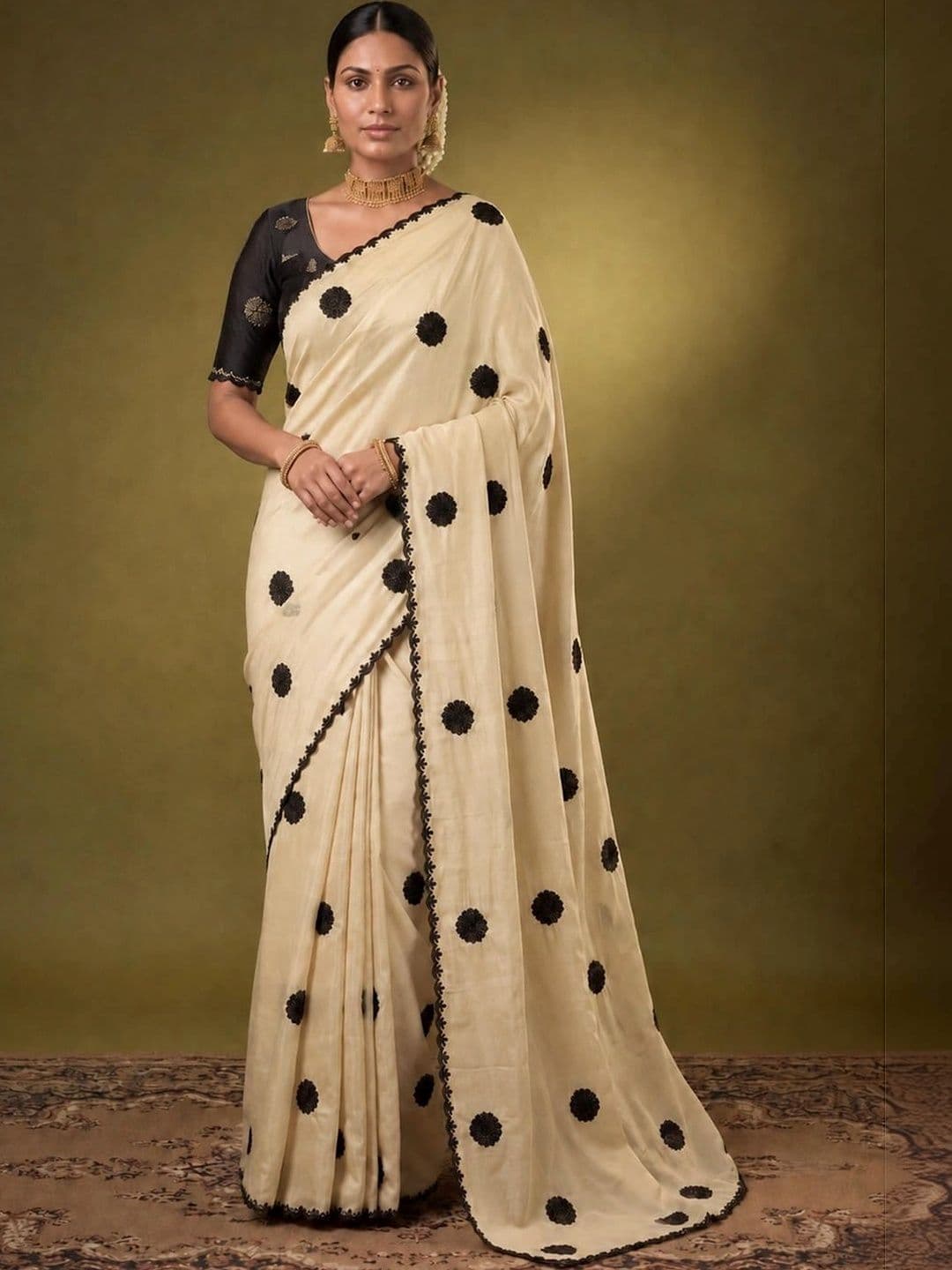 SAMANTHA Poly Georgette Saree - view 1