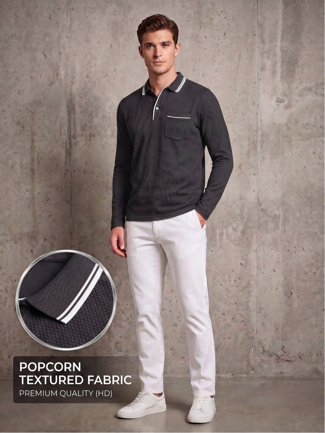 STARFOX Men Polo Collar Pockets T-shirt thumbnail 3