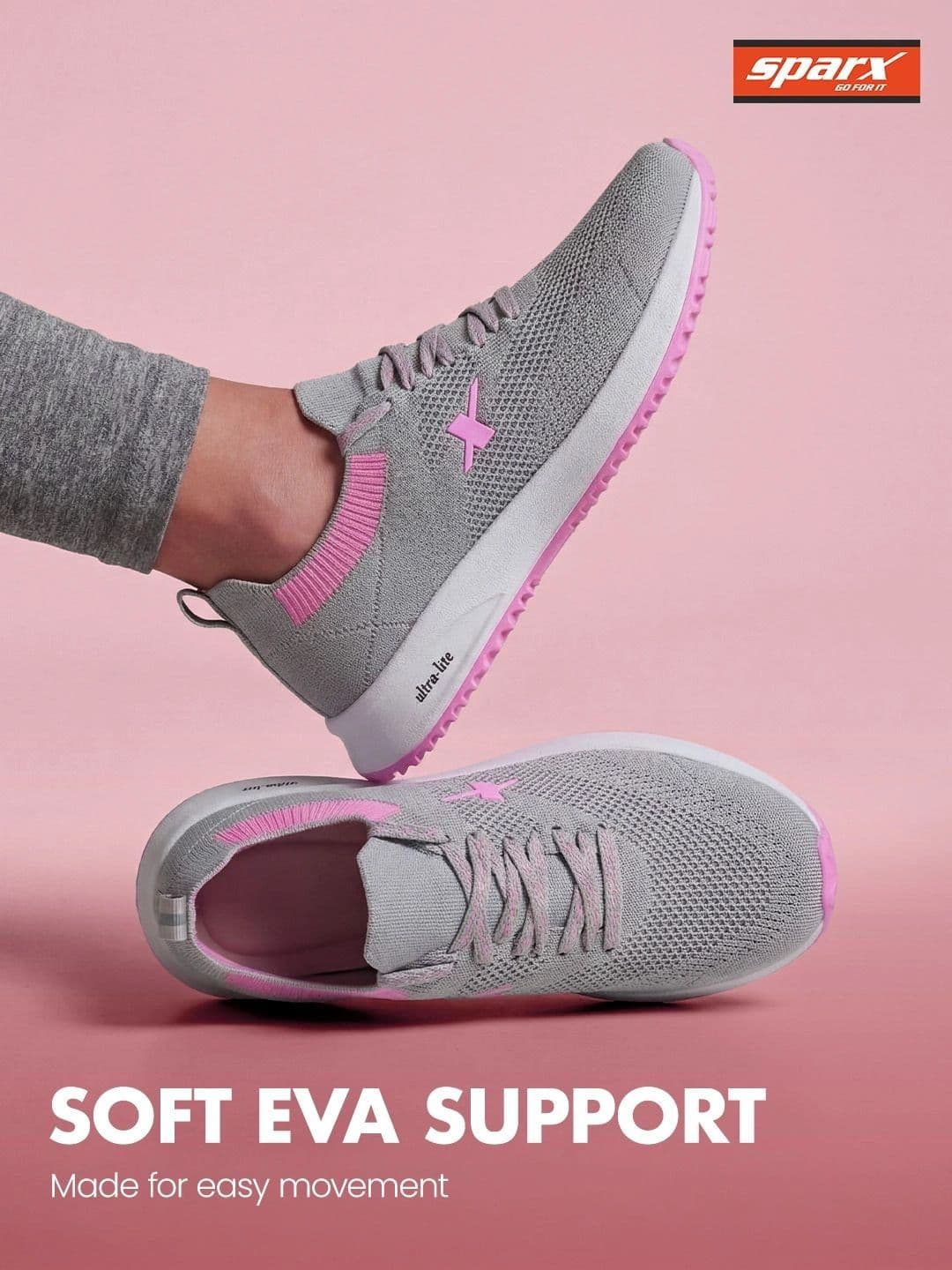 Sparx Women Lightweight Lace-Up Walking Shoes thumbnail 7