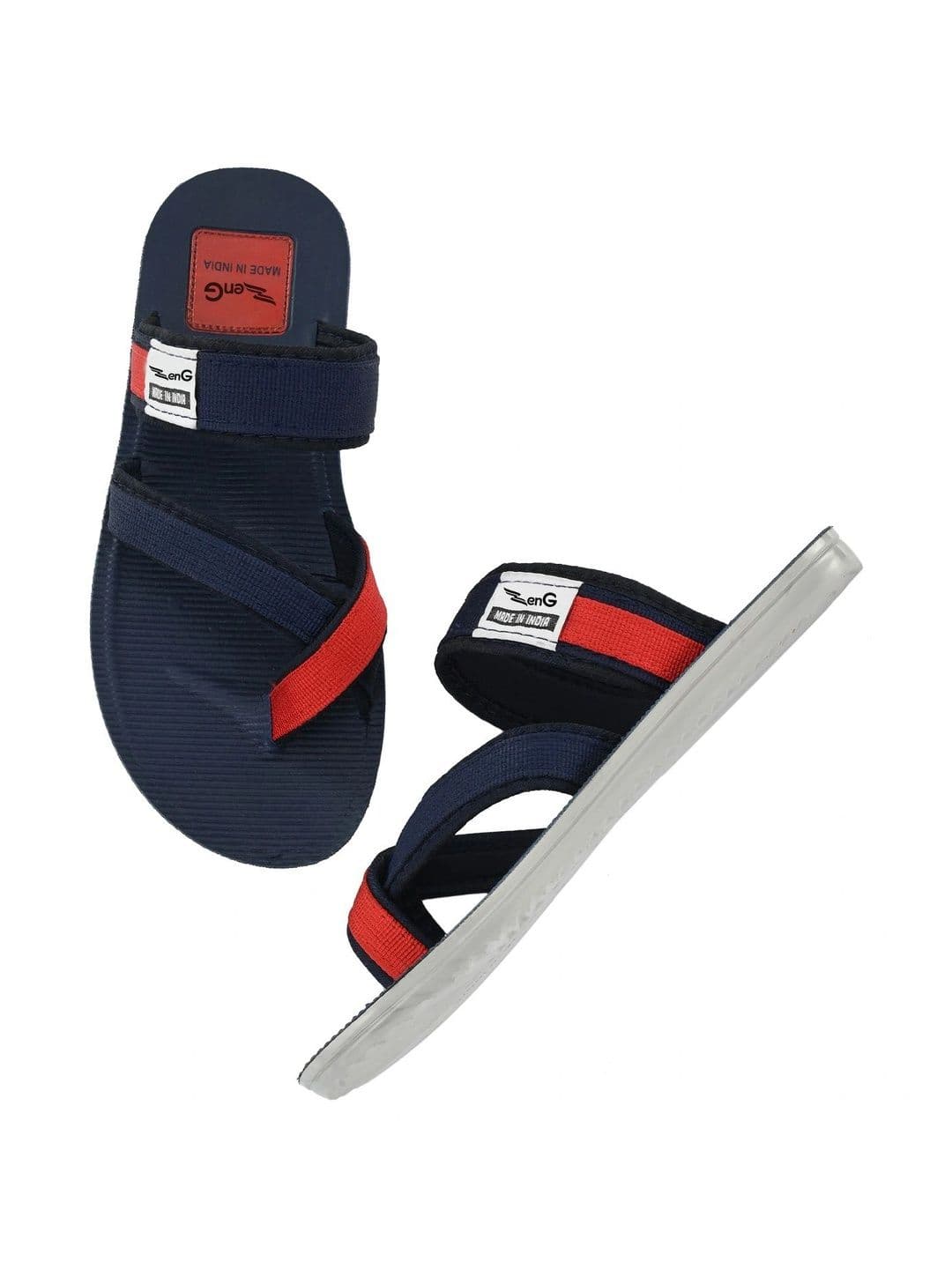 ZENG Men Colourblocked Thong Flip-Flops thumbnail 6