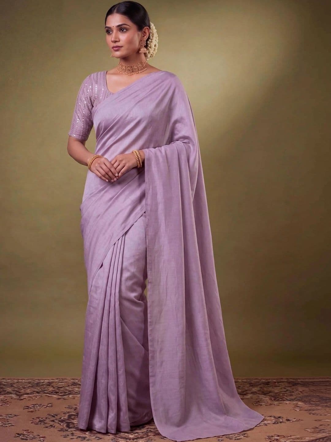 SAMANTHA Poly Georgette Saree - view 1