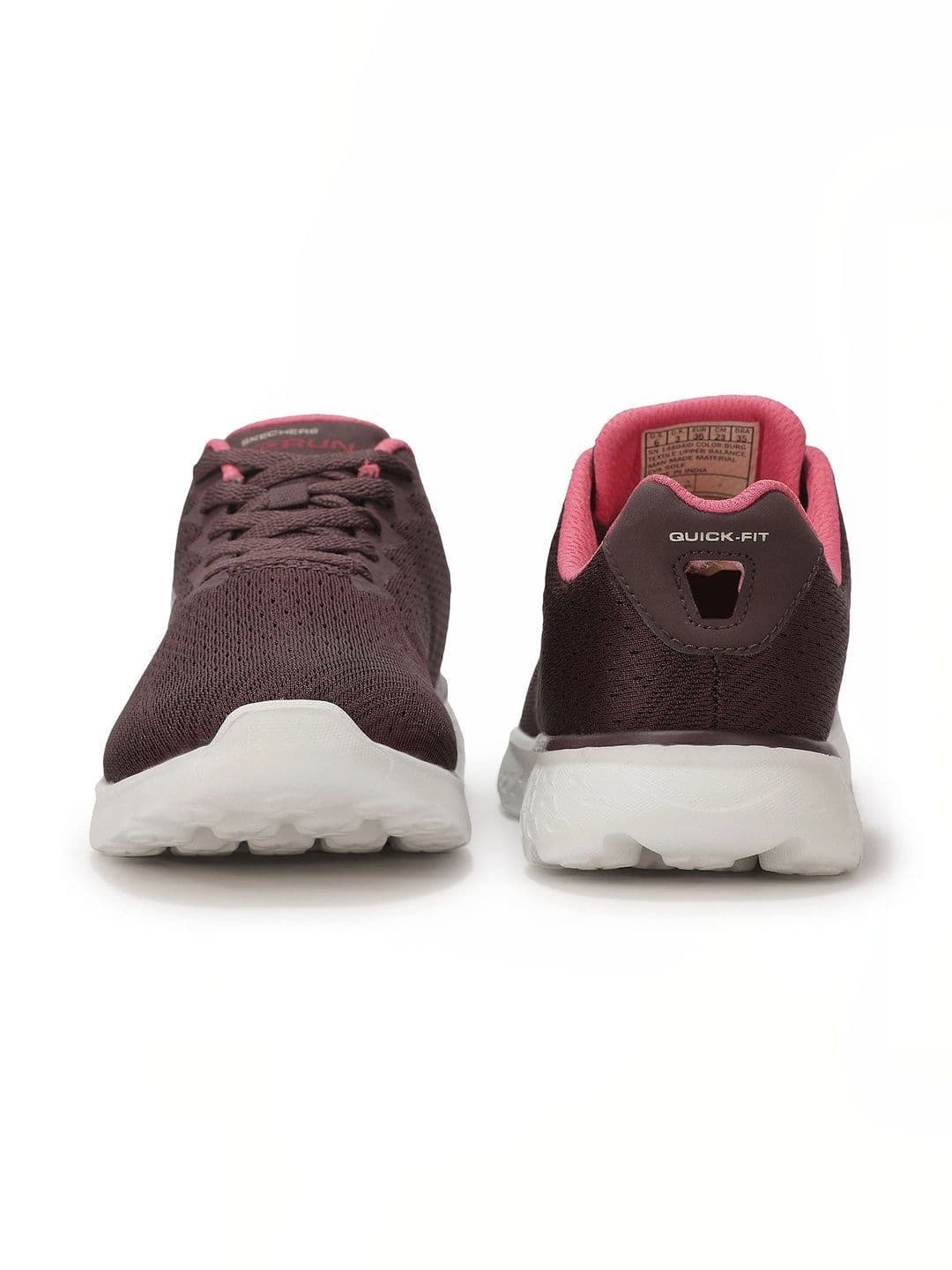 Skechers Women Red Mesh Running SOLE Non-Marking Shoes thumbnail 5
