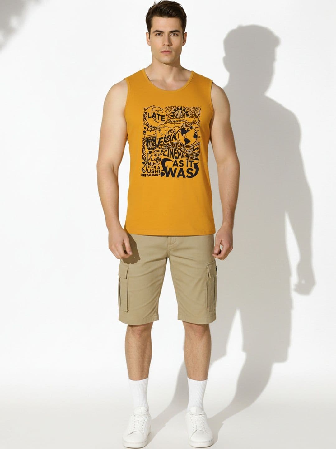 SKY HARBOAR Men Typography 2 Printed T-shirt thumbnail 2
