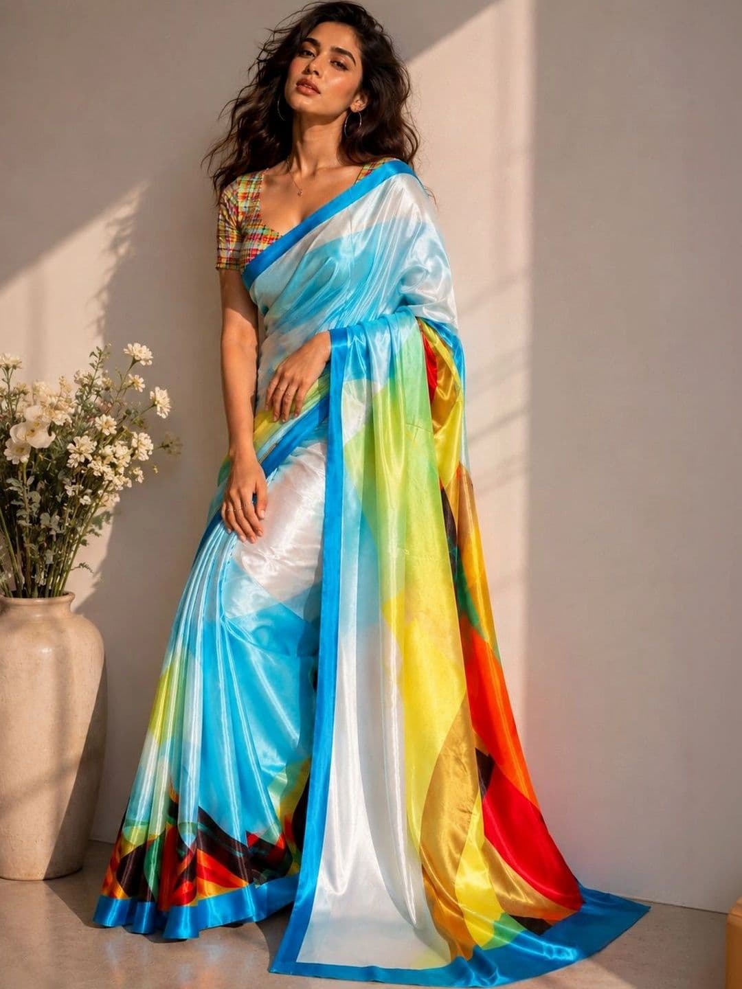 Jihana Fab Satin Mysore Silk Saree thumbnail 6