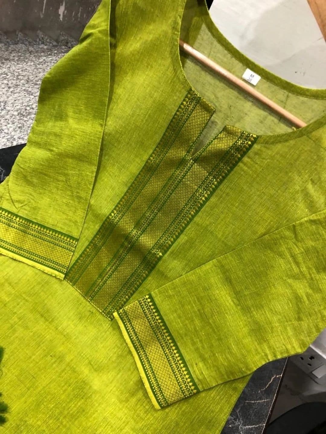 Urban India Women Regular Pure Cotton Kurta with Trousers & With Dupatta thumbnail 2