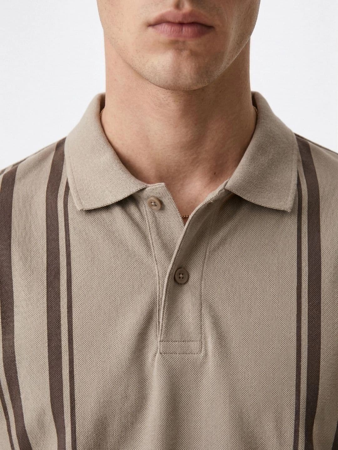 Kook N Keech Men Striped Polo Collar T-shirt thumbnail 5