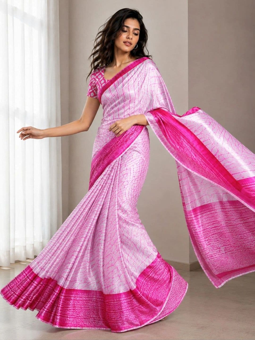 Jihana Fab Satin Mysore Silk Saree thumbnail 4